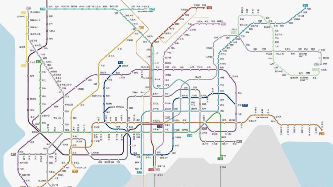 深圳地铁16号线 全程图片