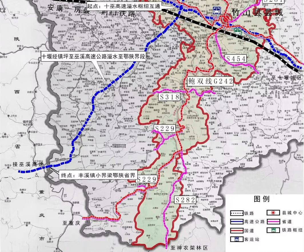 十巫高速五峰乡路线图图片