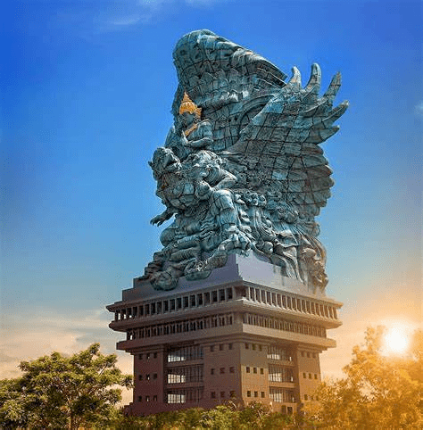 图:巴厘岛神鹰广场(gwk statue)△鹰,是印度尼西亚的国徽,巴厘岛最高