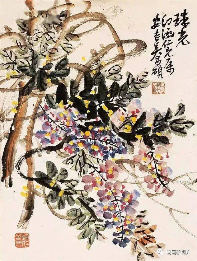 吴昌硕高清精品45幅，耐看！_搜狐网