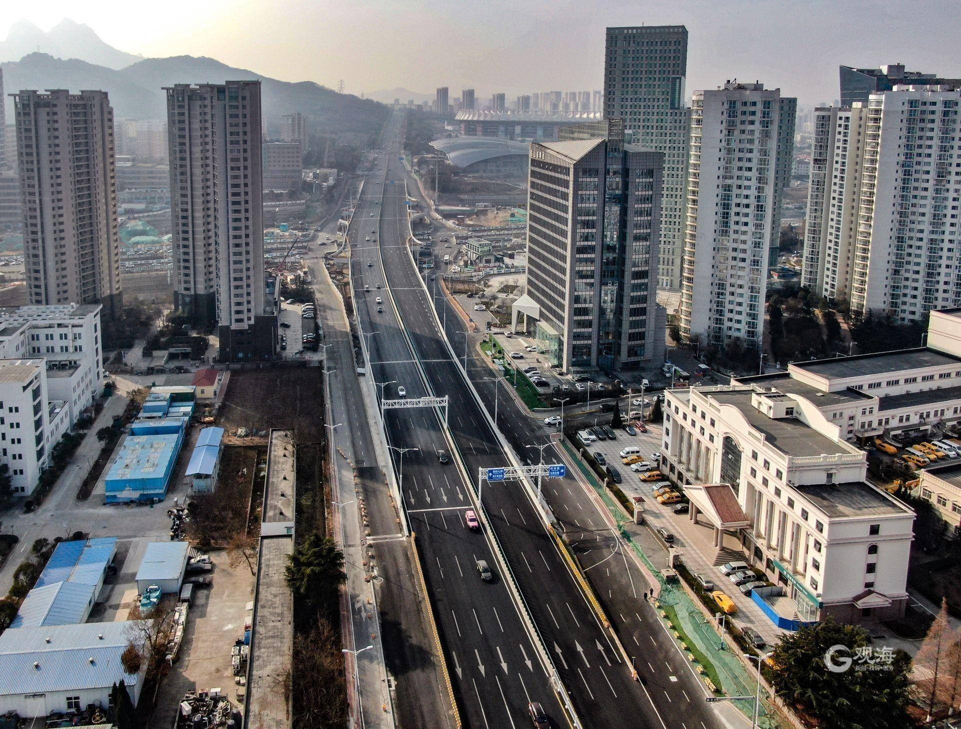 青岛城市更新建设图片对比看变化③|海尔路-银川路立交:畅通节点_地下