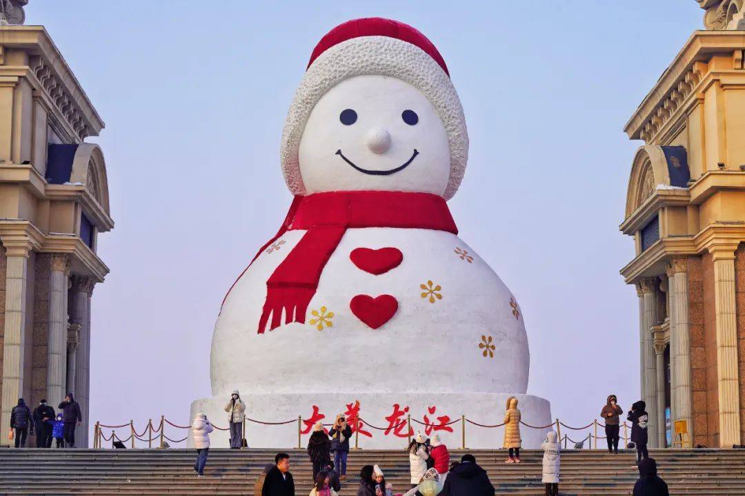 "_雪人_大雪_哈尔滨市