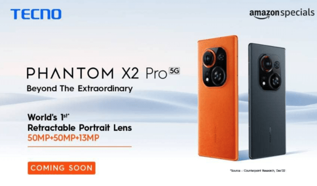 华为手机摄像头焦距
:传音将在印度发布Phantom X2 Pro 搭载可伸缩人像镜头