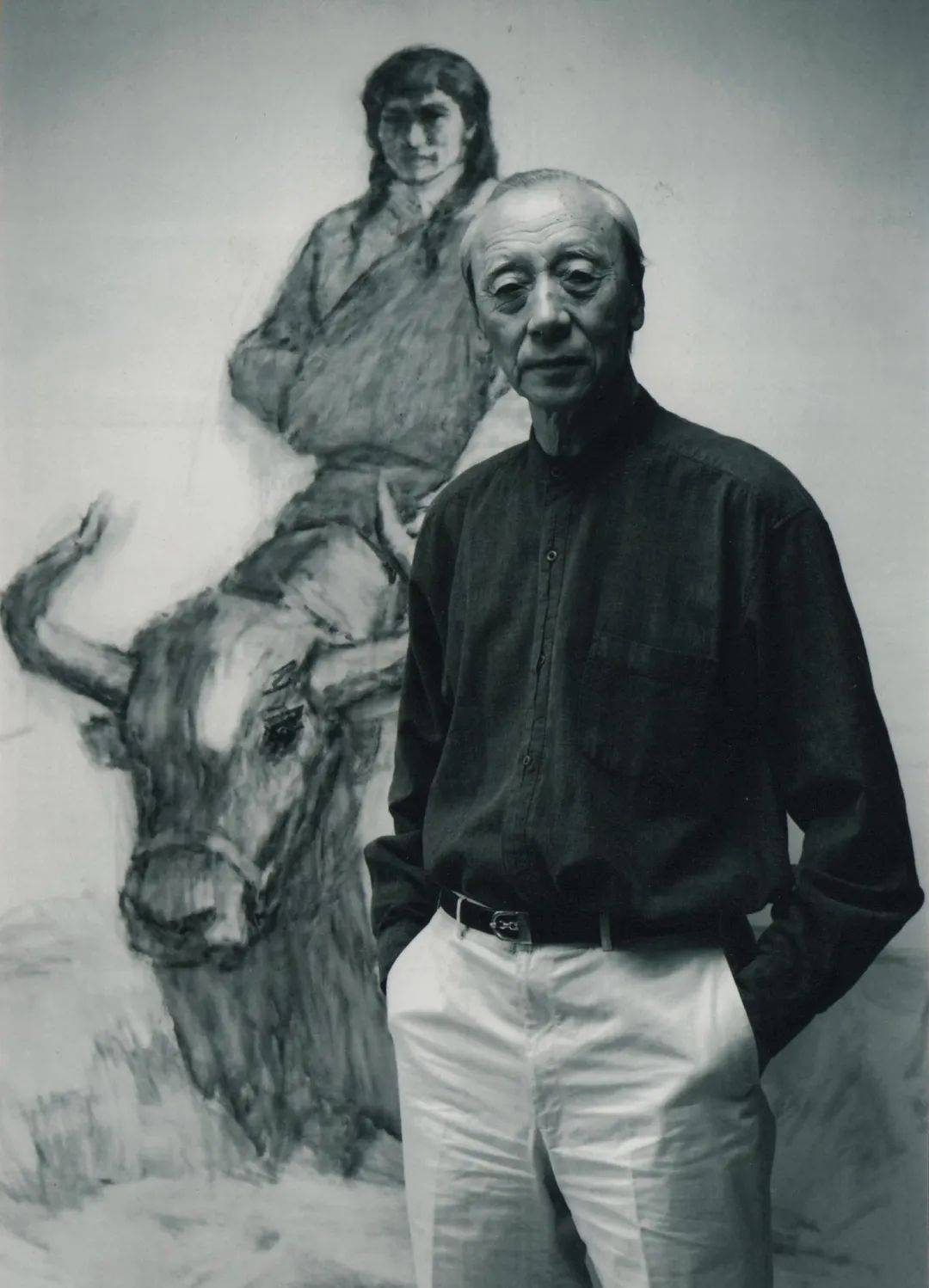 缅怀詹建俊 | 《回望》英魂在 大《潮》立丰碑_油画_发展_艺术