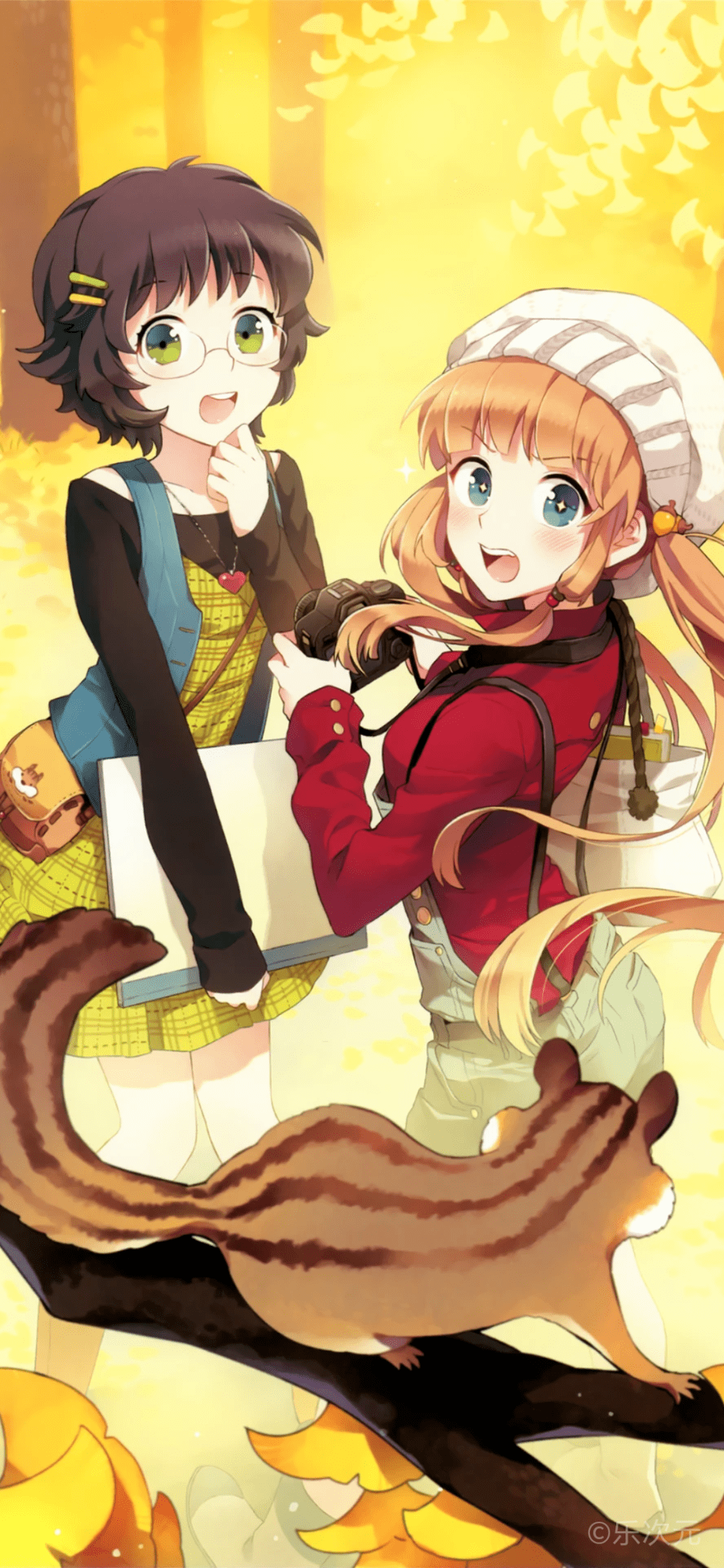 【精选高清壁纸】二次元,闺蜜友谊,我听过千万句关于美好的句子,全都