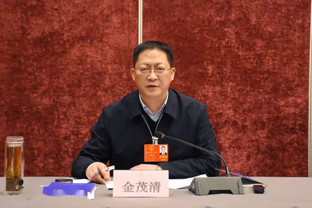 金茂清参加省十四届人大一次会议直管市,林区代表团审议_报告_工作