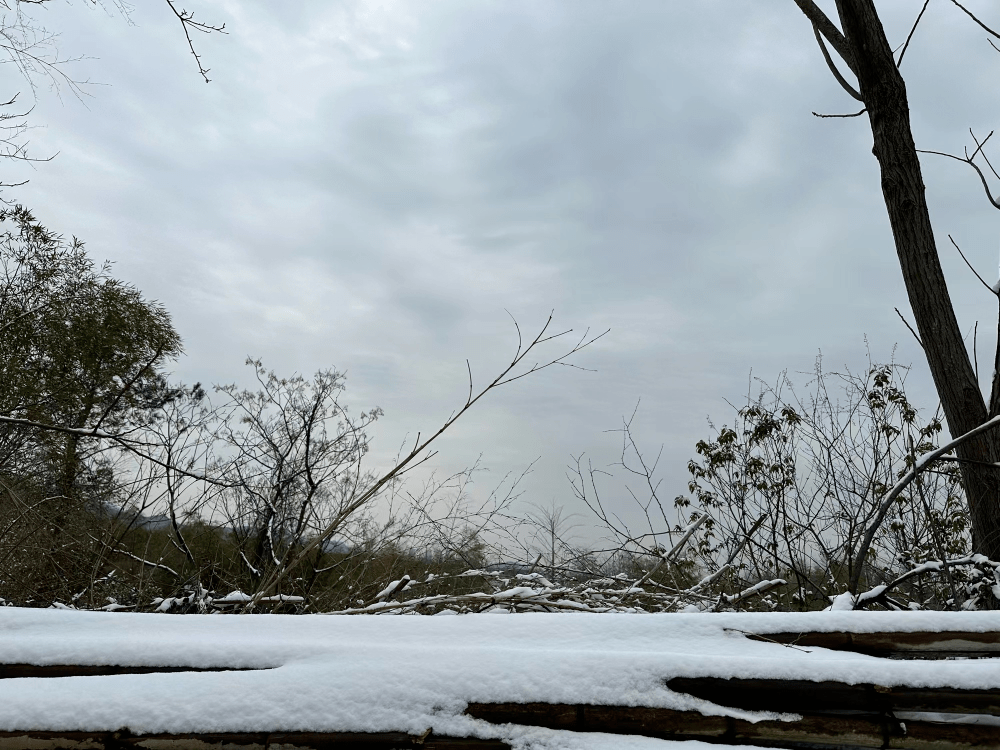 赤壁2023年第一场雪来啦！接下来的气候……