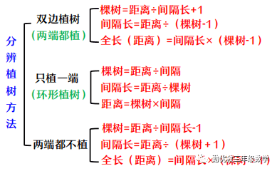 植树问题示意图图片