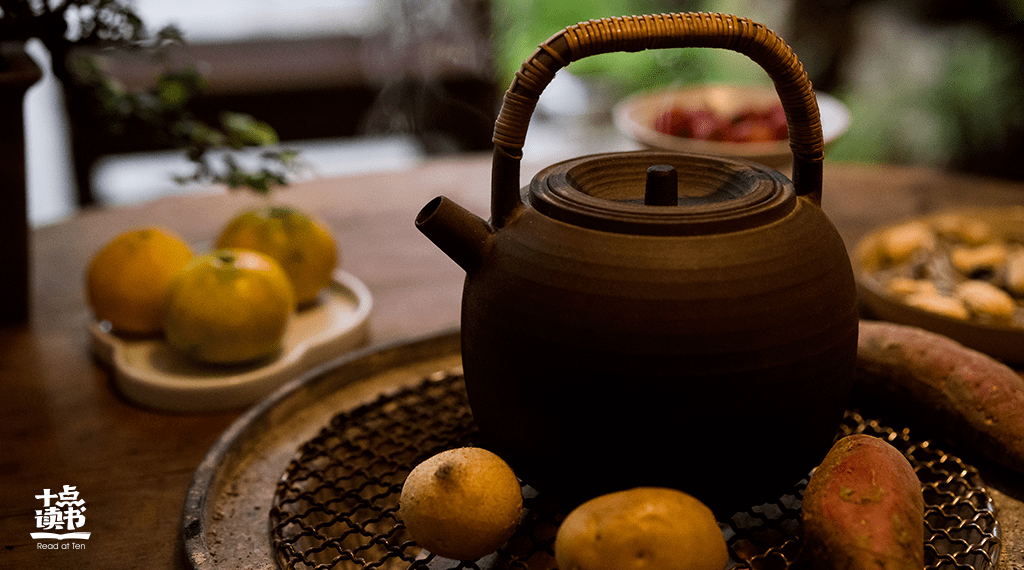 冬居小院，围炉煮茶