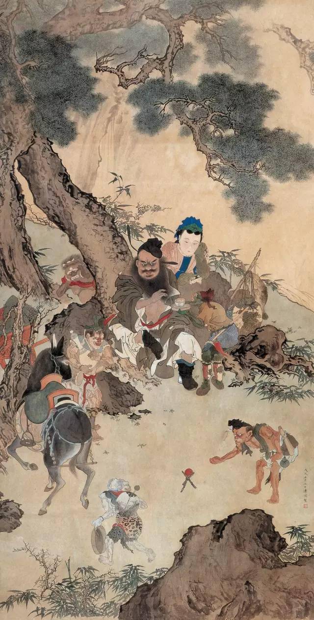 历代名家画钟馗_发展_人物_吴道子