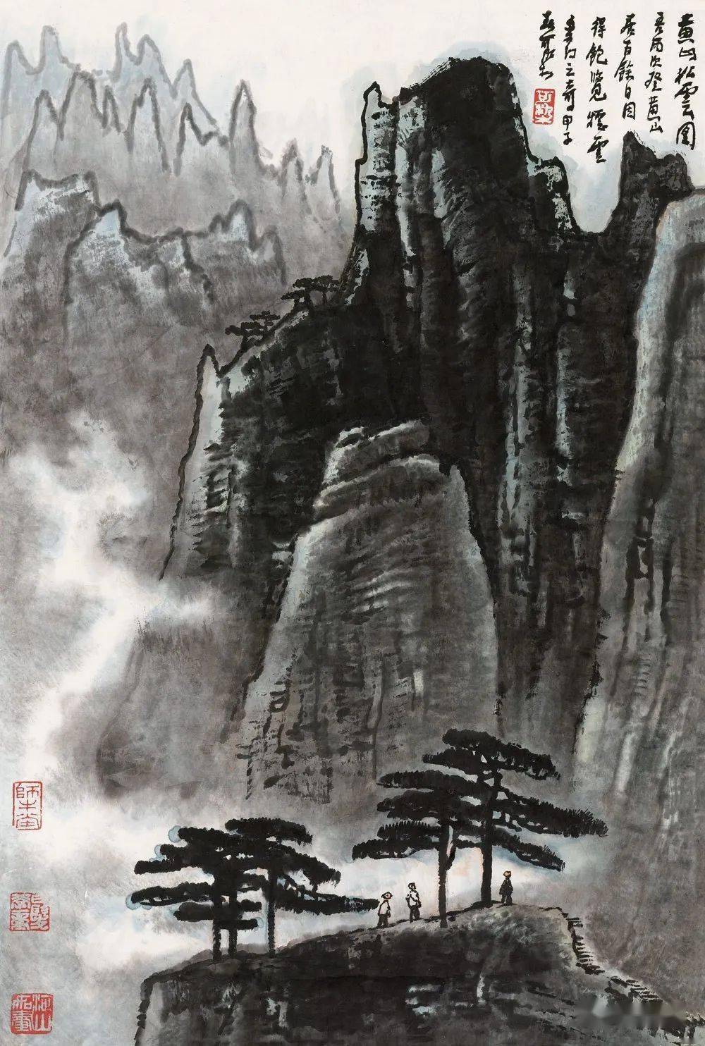 李可染的山水画(高清138图)_cm_漓江_黄山