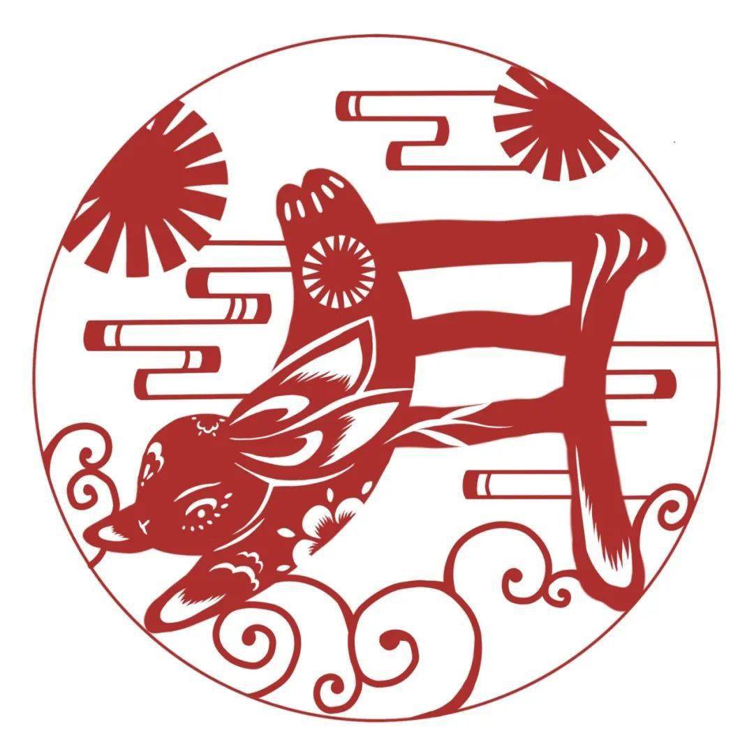 祝大家累累柿果,喜气洋洋梧叶新黄柿叶红,兔卧柿旁年意浓柿柿如意05