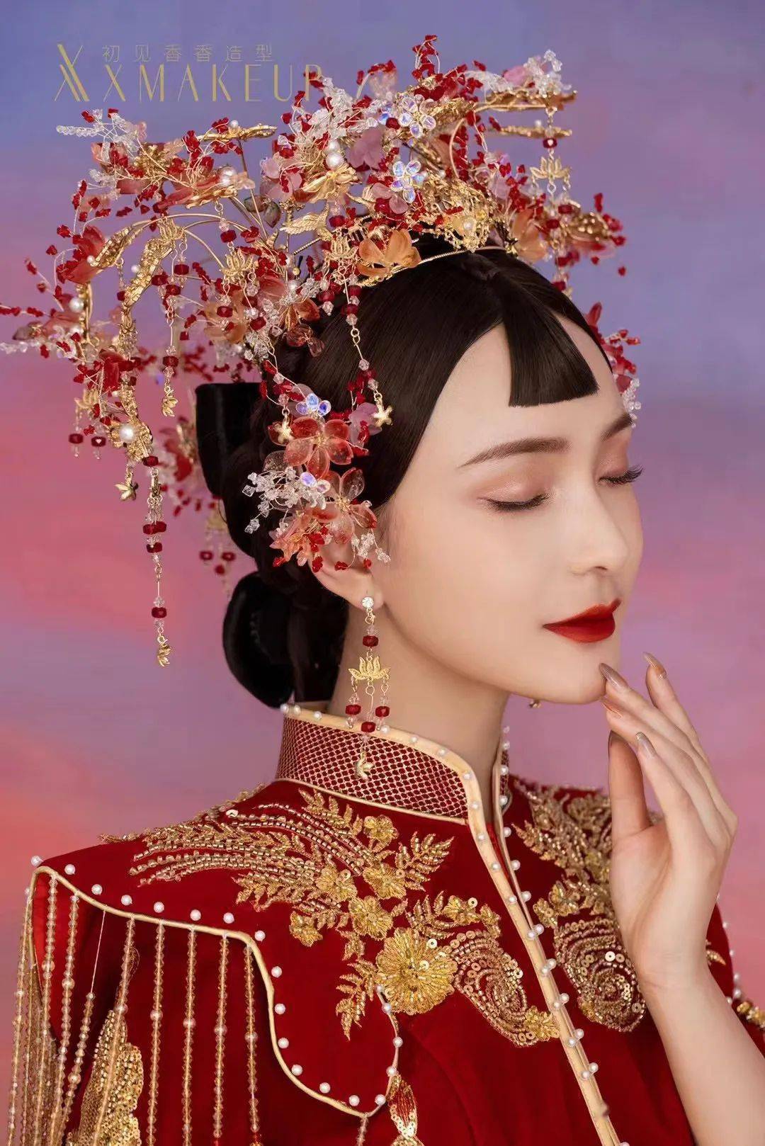 极简高级感中式新娘美炸了