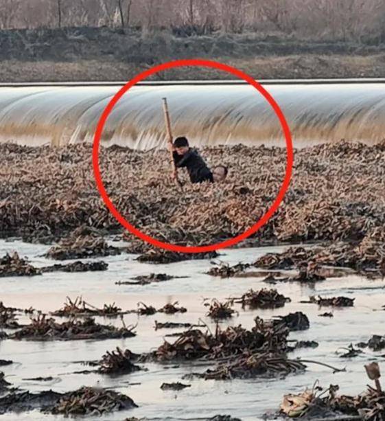 同时深陷泥潭,父亲舍命托起儿子