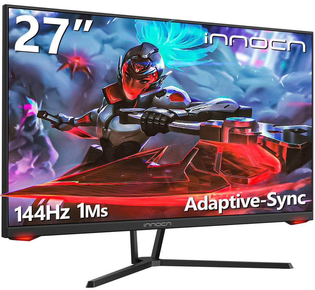 结合立异发布 27G1R 游戏显示器：27 英寸 2K 144Hz VA 屏