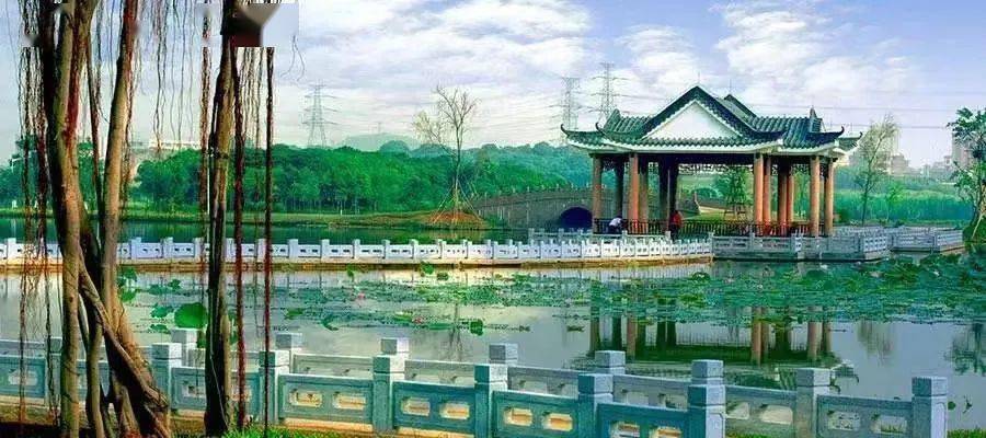 东莞梦幻百花洲,松湖烟雨一天游