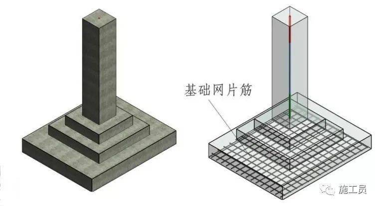 柱下独立基础cad图图片