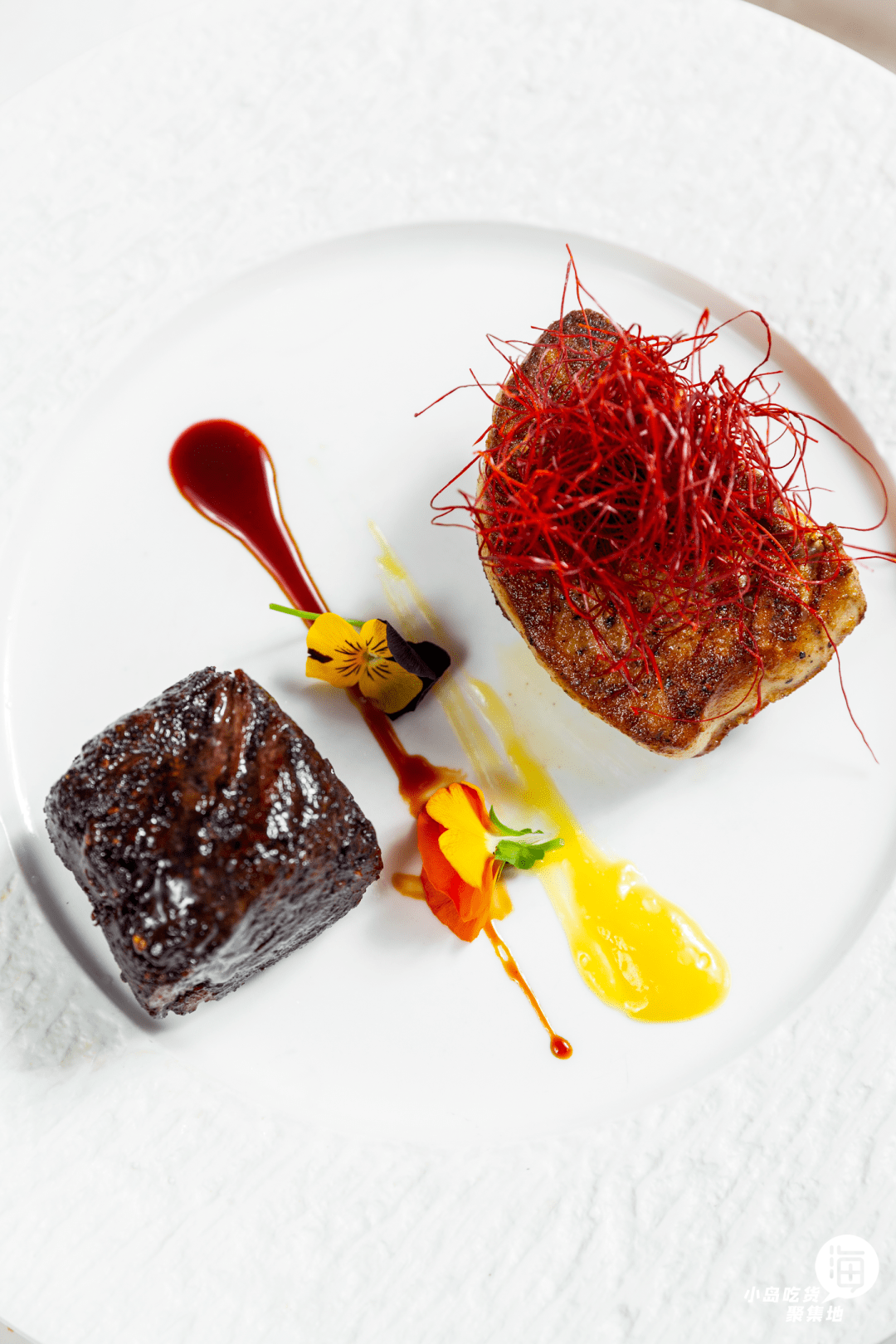 罗西尼牛排 多重满足- 02 -入口的瞬间先是酥脆,唇齿触碰时,丰盈