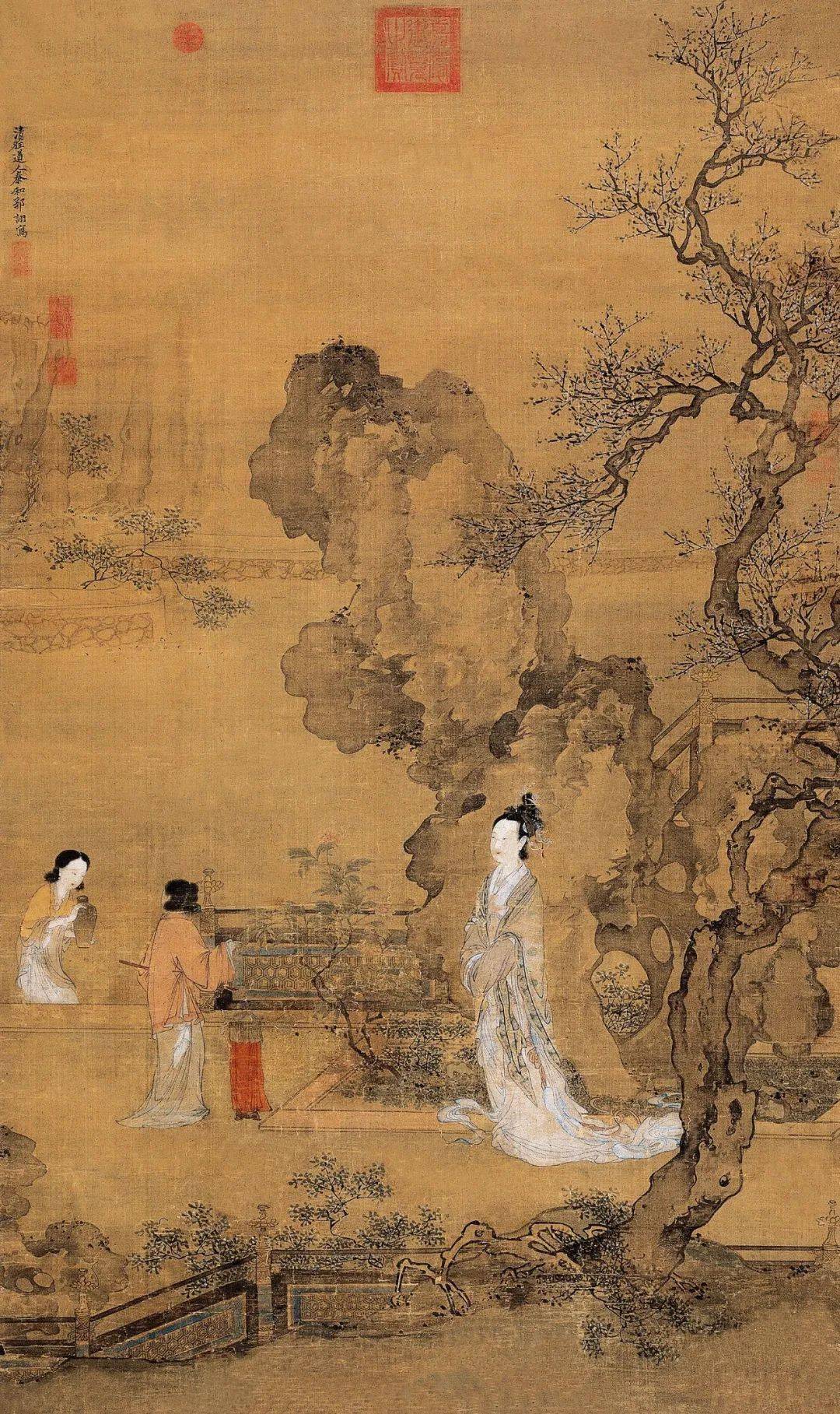 13440000郭诩 虢国夫人夜游图关关雎鸠在河之洲窈窕淑女君子