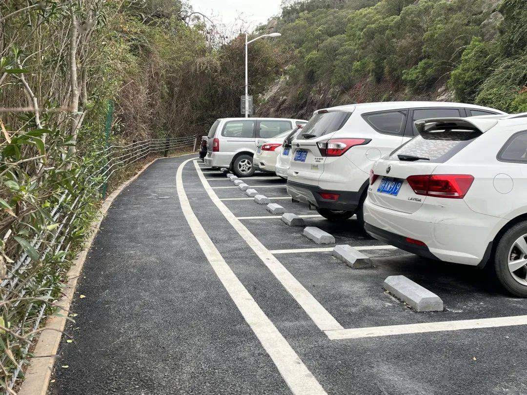 改造完成!文曾路上李水库路段停车场地更安全,更便民