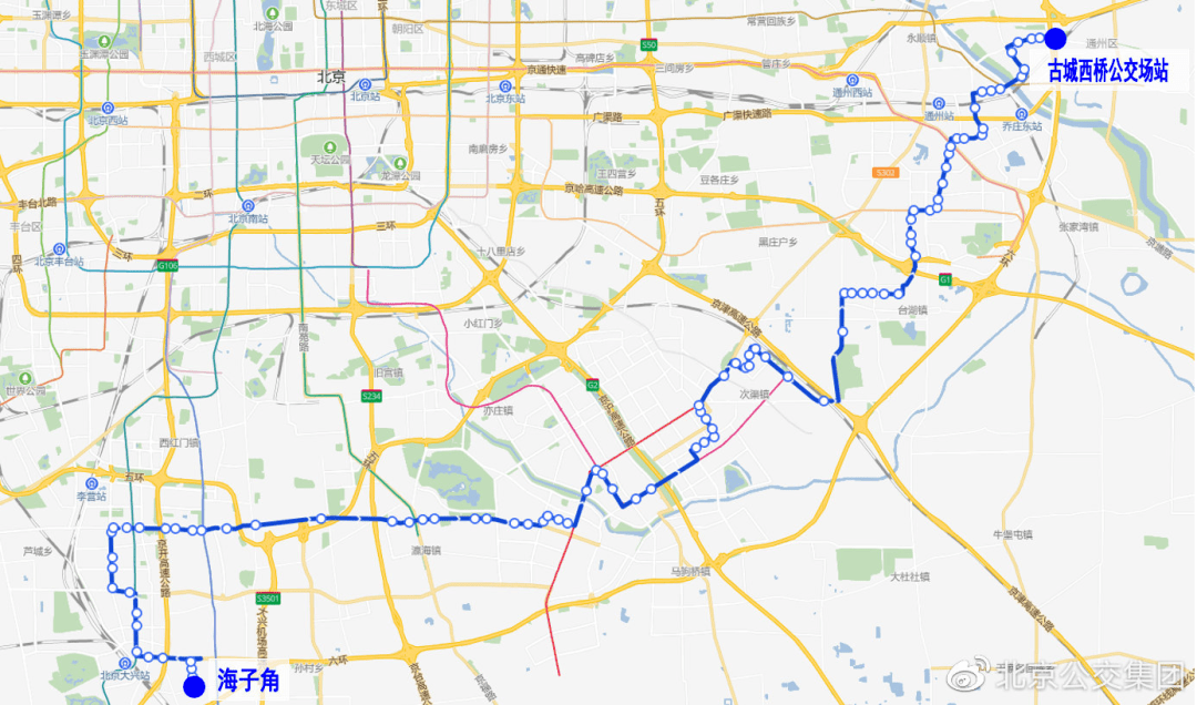 通州342路公交车路线图图片