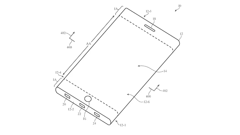 Apple 苹果的无按钮可折叠设备专利看起来很疯狂