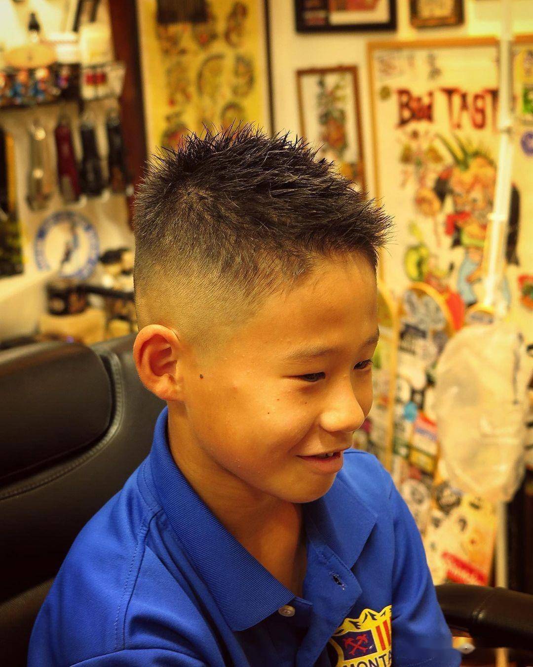 男童发型寸头短发图片