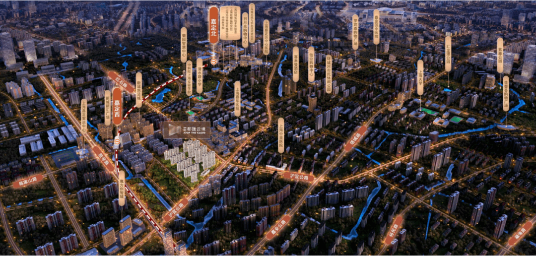 汇广场,菊胜菜场,联华超市等;约1500米的罗宾森购物广场,东方商厦嘉定