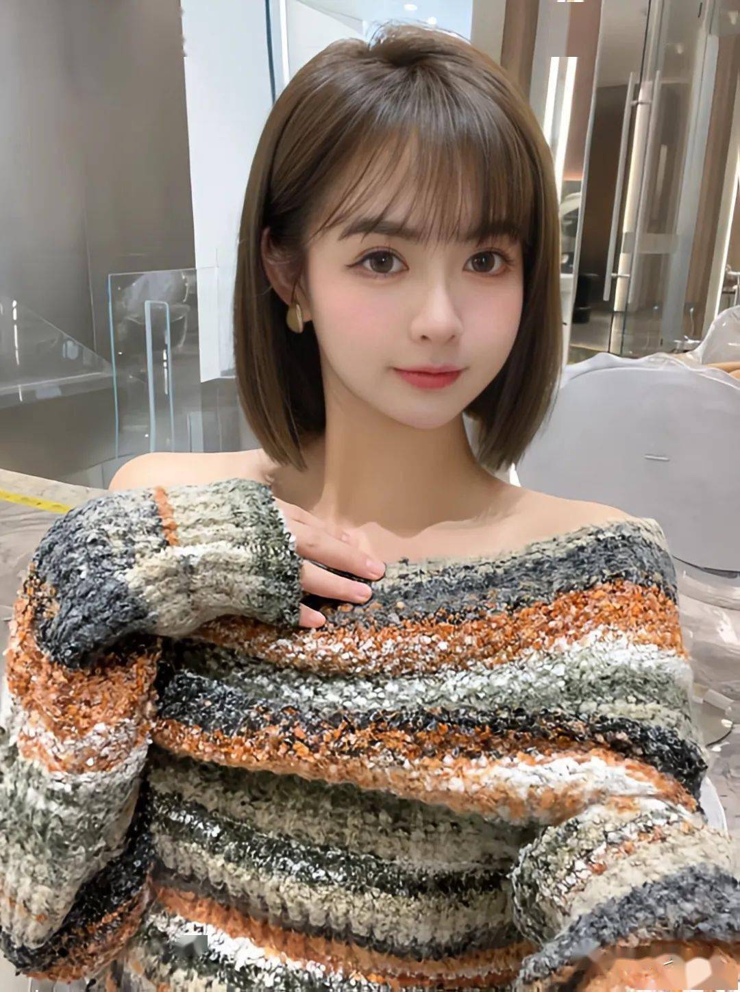 2023初春超a"一刀切"短发,真的爱了!_发型_中国_形象