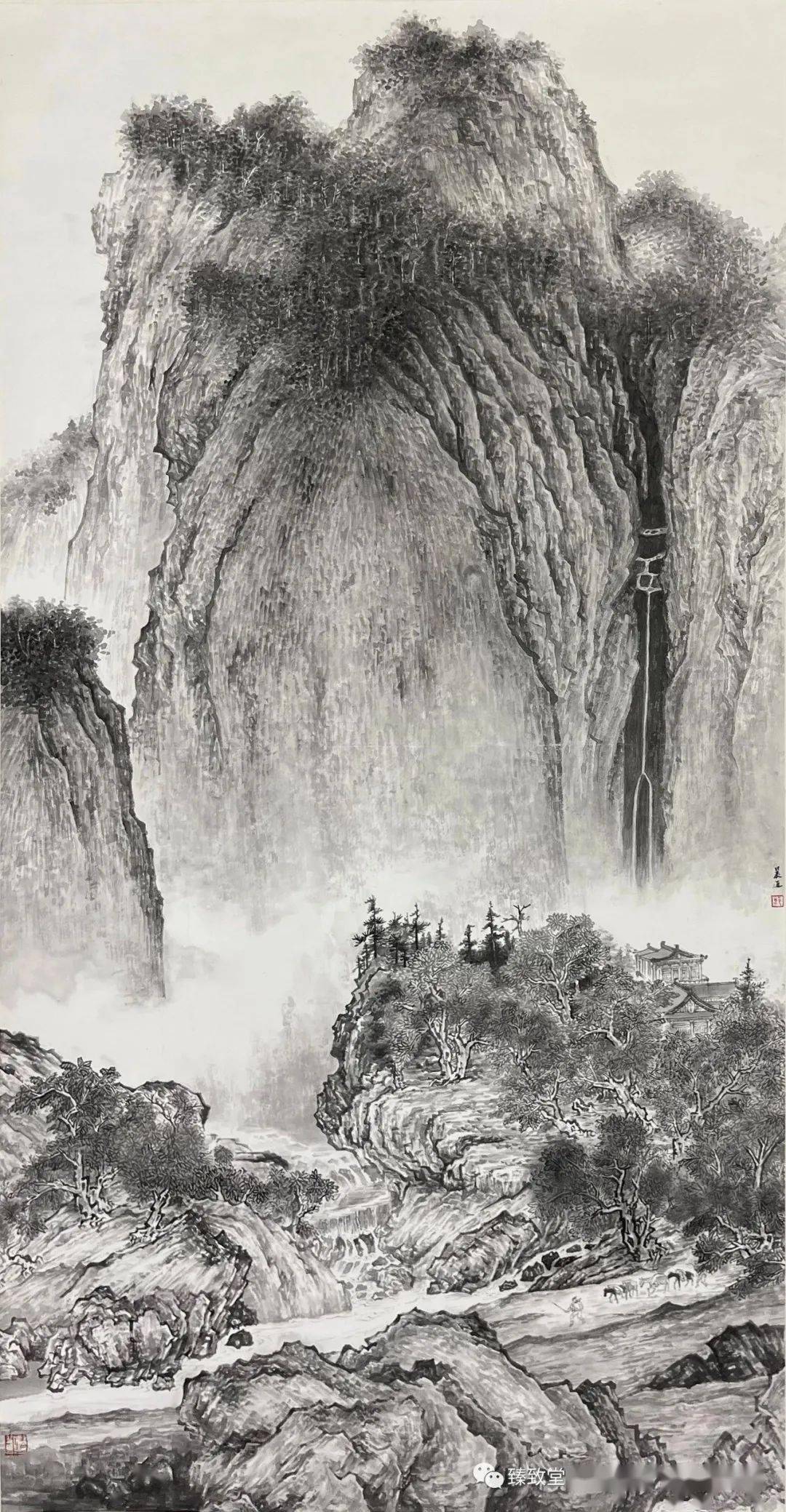 广州山水画研究学会2022年会员作品展_cmx_元代_历代