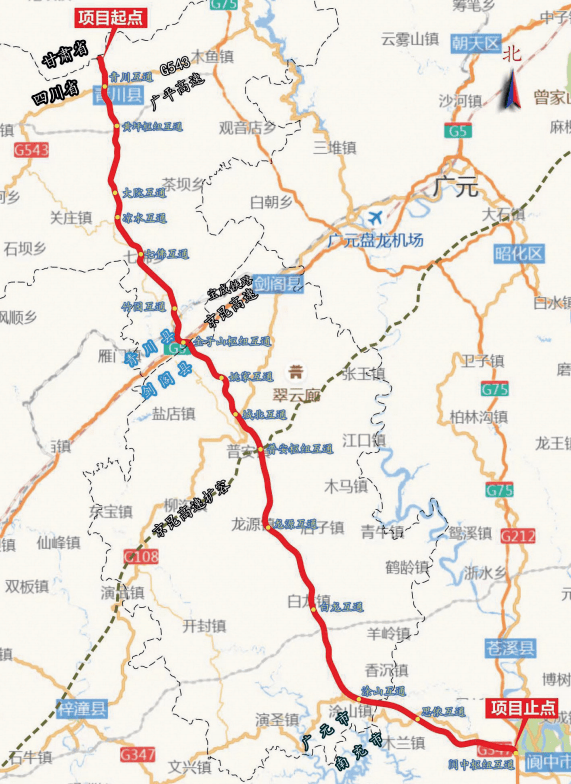 南充市二绕高速线路图图片