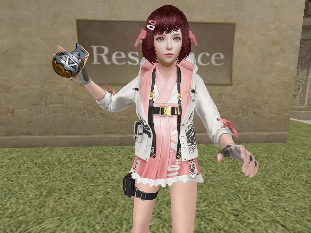 关小雨保卫者是双马尾造型,jk学生装搭配黑丝,宛如一