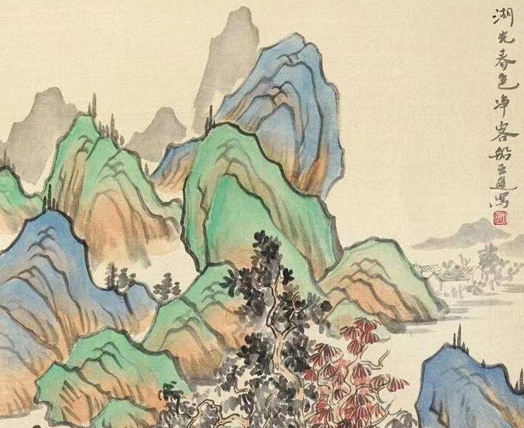 王进:雅集作画 淡雅洒脱_画作_生活_山水画