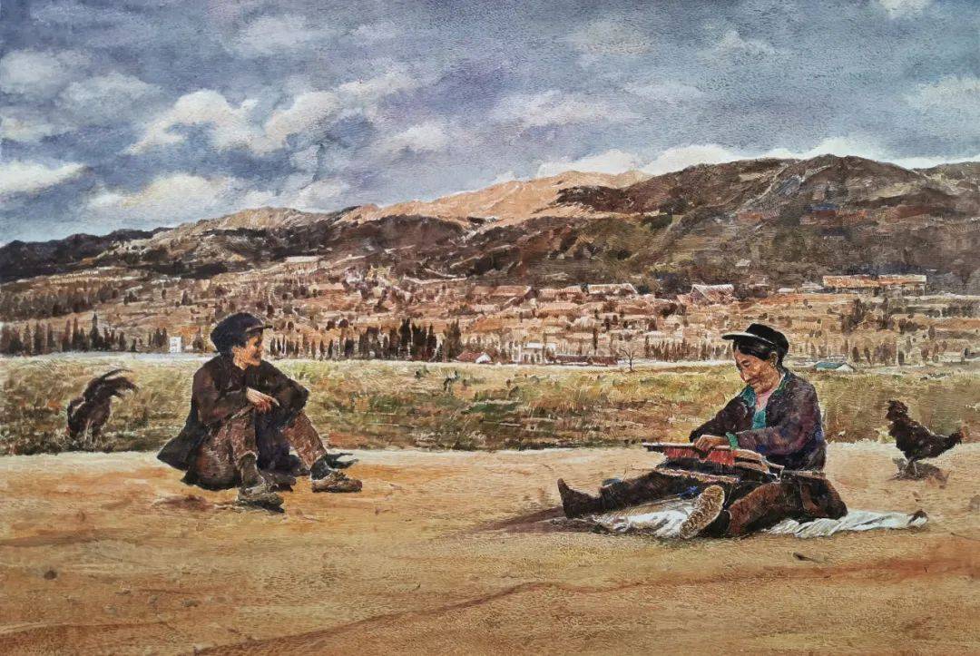 大美视点|"乡村振兴 美好生活"征稿作品选登_cm_油画_中国画