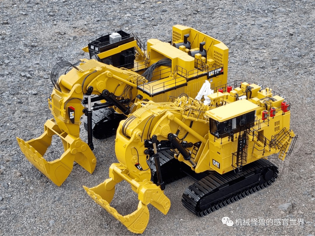 这是一台重达1270吨的矿业巨兽,比全球现役最大的矿用挖掘机 cat 6090