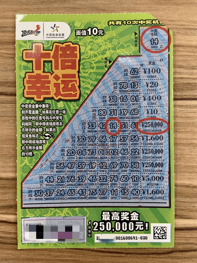 【中奖】25万头奖不断!"十倍幸运"如此幸运_体彩_奖金_女士