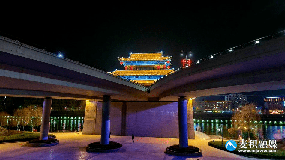 天水麦积区夜景图片图片