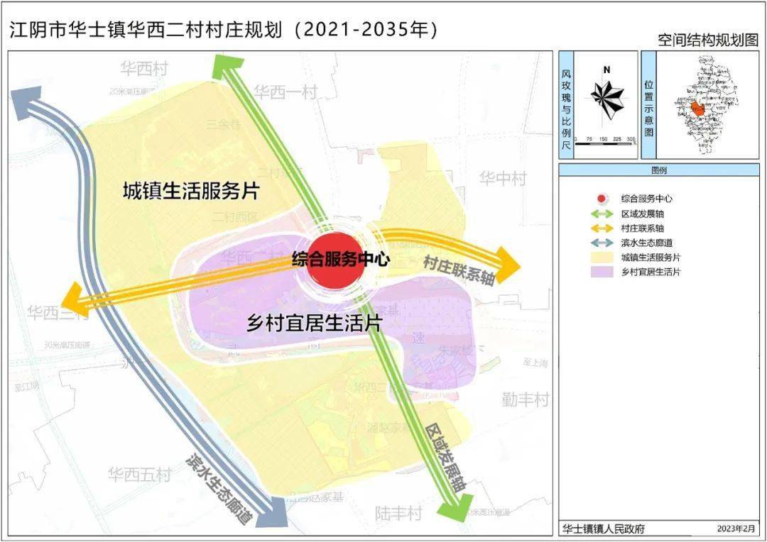 《江阴市华士镇华西二村村庄规划(2021-2035年)》批前公示_自然资源