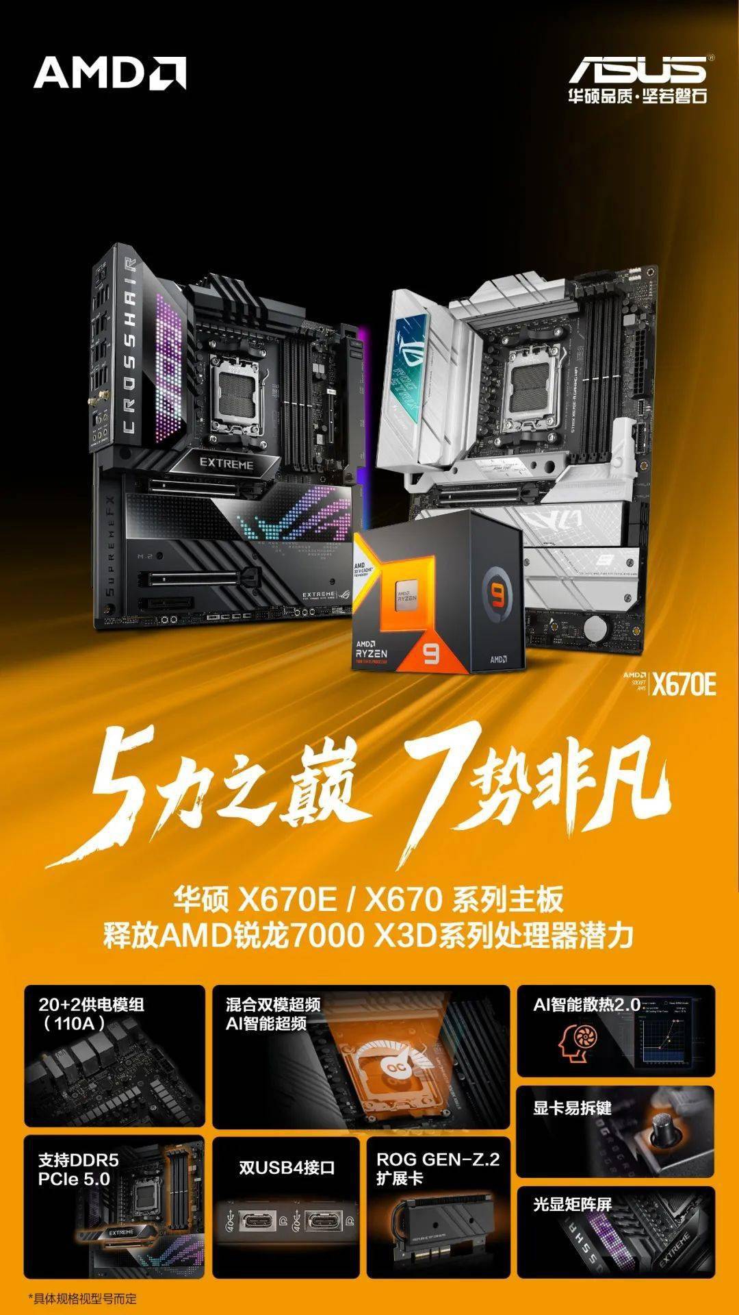 华硕 X670E 和 X670 系列主板新 BIOS 已上线   