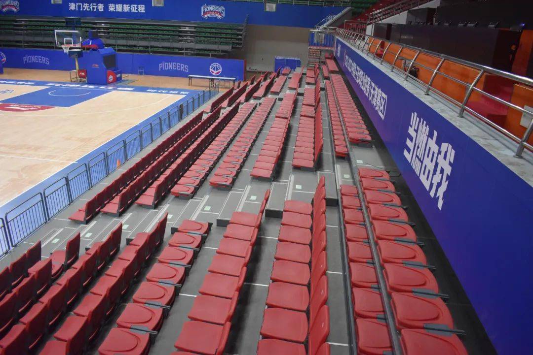 天津元素随处可见 东丽体育馆已准备就绪