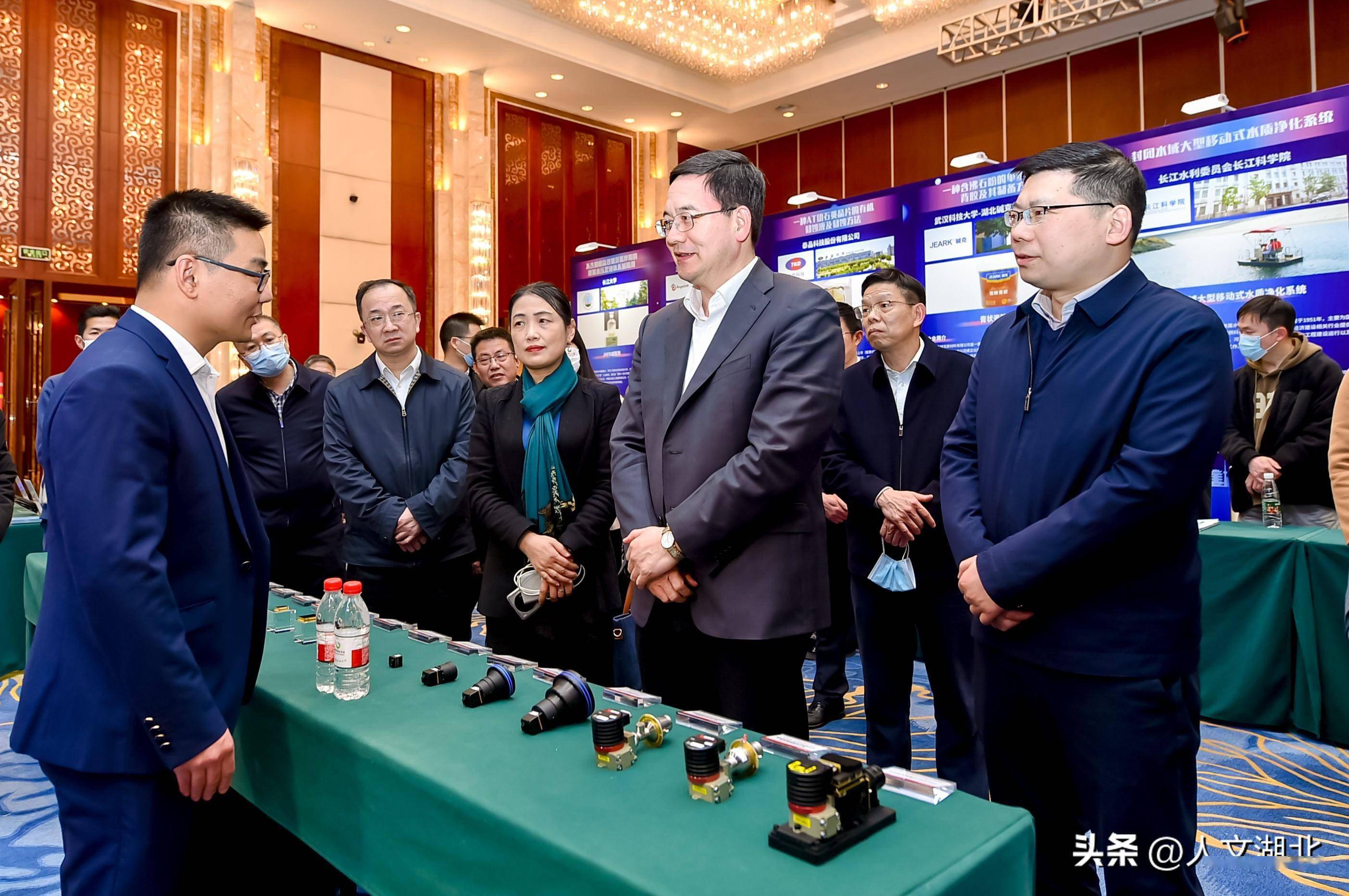 湖北省副省长盛阅春,中国工程院院士杨春和,省政府副秘书长赵俊,省
