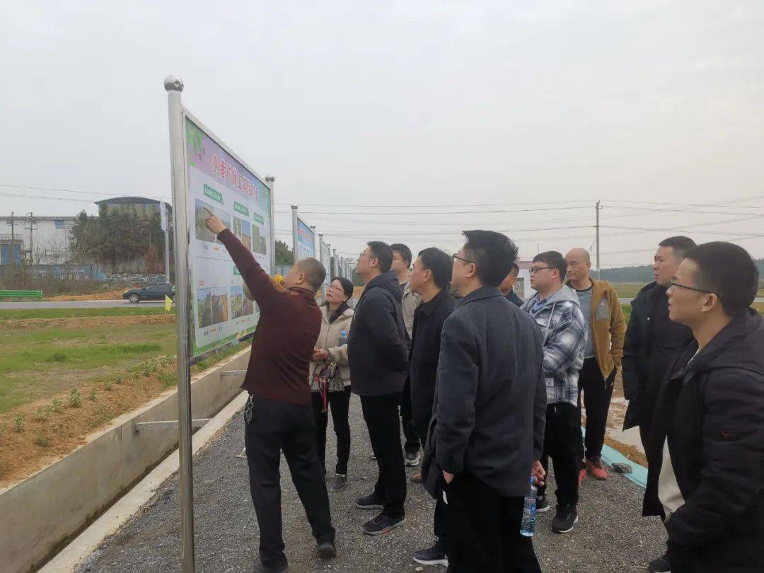 会前,与会人员先后参观了上高县三普办,泗溪镇小港村2022年度高标准