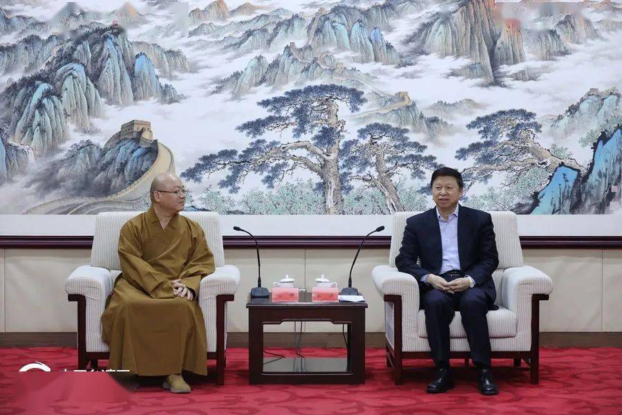 宋涛会见台湾佛光山寺住持心保一行_发展_两岸_尹赛楠