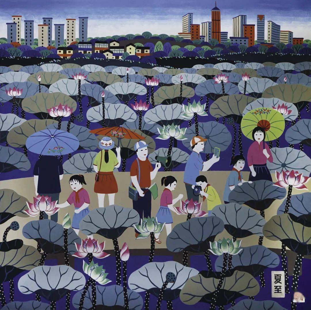 【农民画韵】"画里有情 强国有我"——金山农民画作品系列展(四)_农村