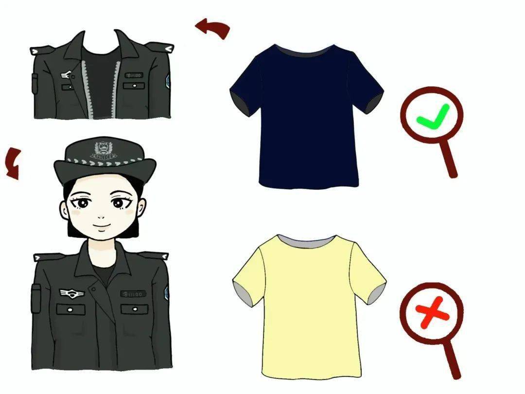 警服素材图片