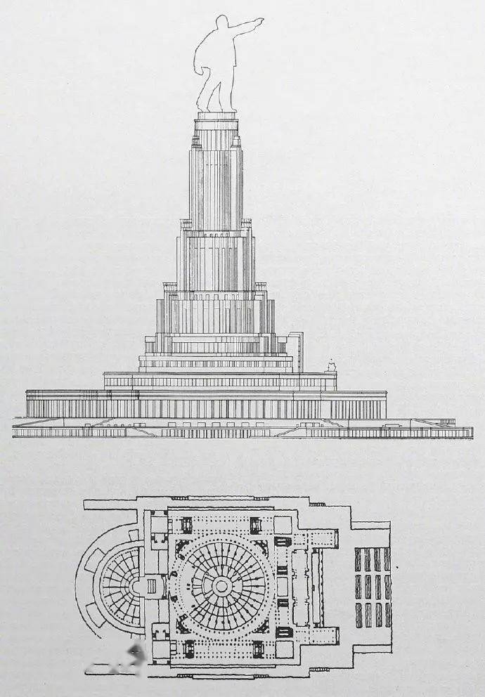 苏维埃宫模型图片