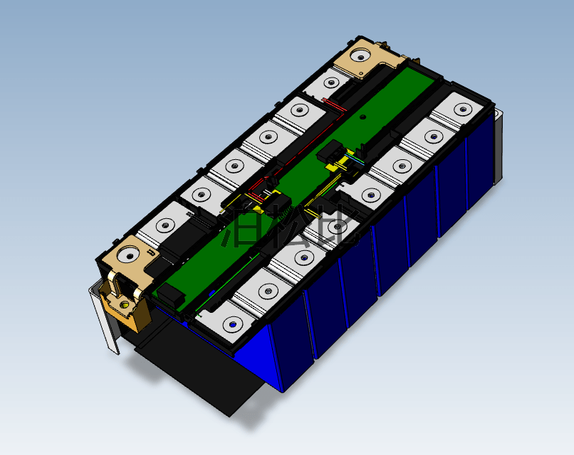 乘用车电池模组3d图纸(免费领取)_搜狐汽车_搜狐网