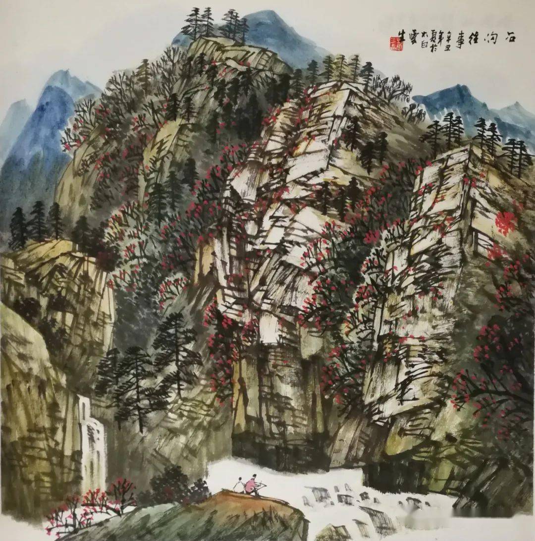 【西部风情61名家推荐】著名画家胡云生山水画系列作品赏析_生兄
