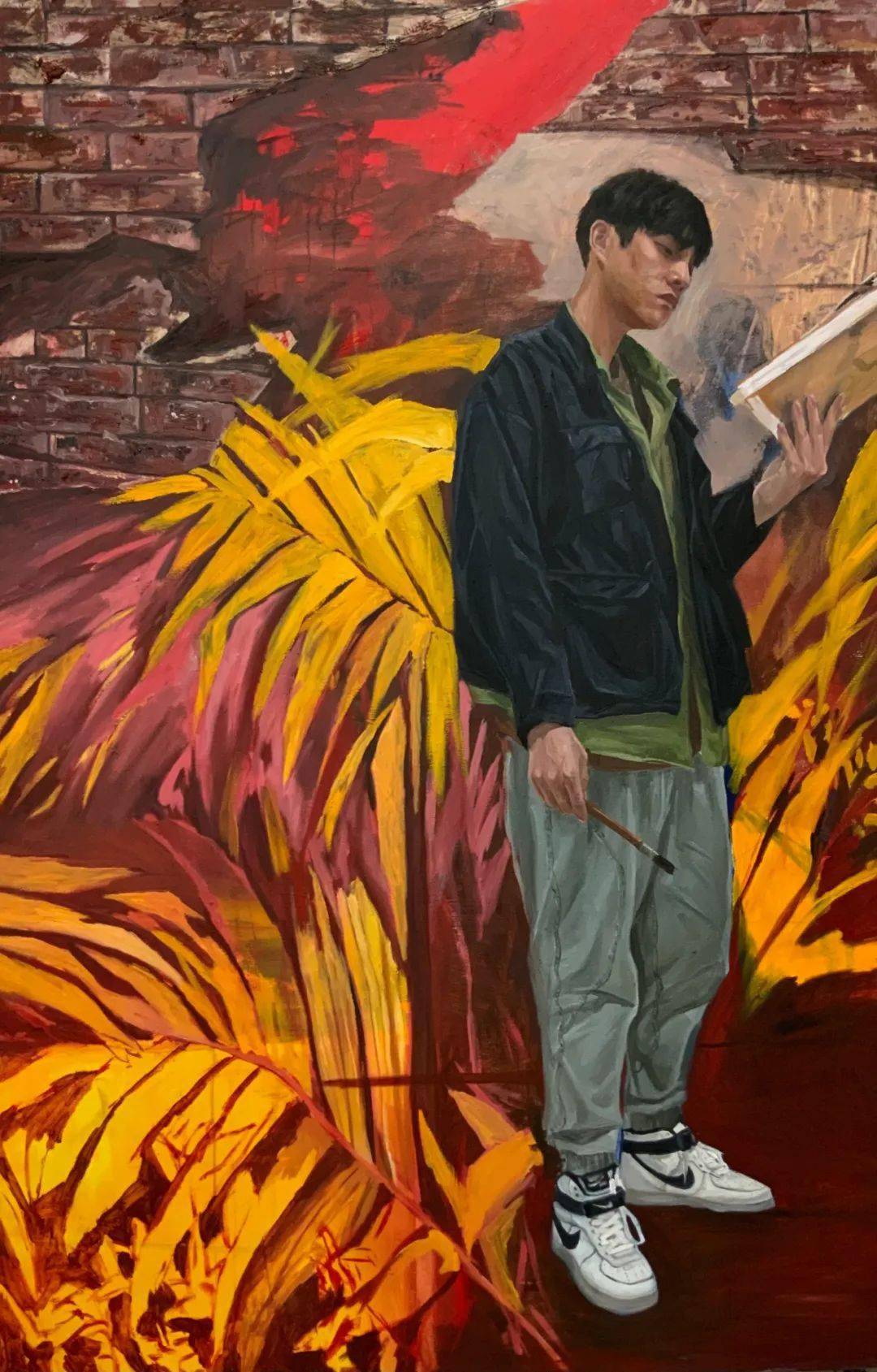 广西艺术学院油画系 第五工作室年展作品_教学_cm_指导老师