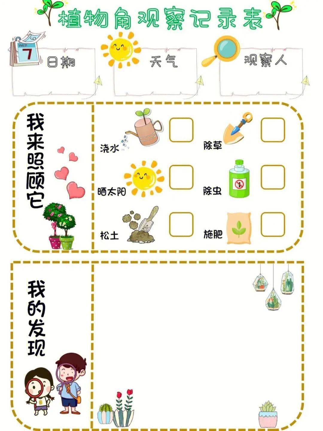 大家一起来取名新的植物角